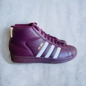 Adidas Pro Model Basketball Burgundy Shoes Men’s NWOT NEW SIZE 8.5